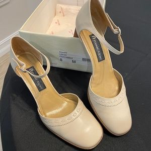 Parchment color maryjanes